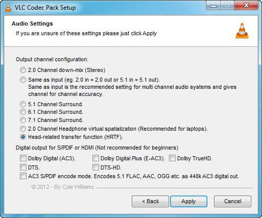 codecs for vlc player